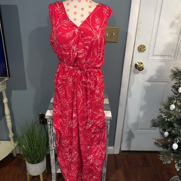 PRINTED OLD NAVY MAXI DRESS SZ LARGE - Picture 7 of 7